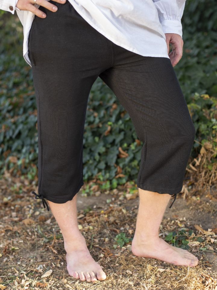 Einfache Kniebundhose schwarz XL 2