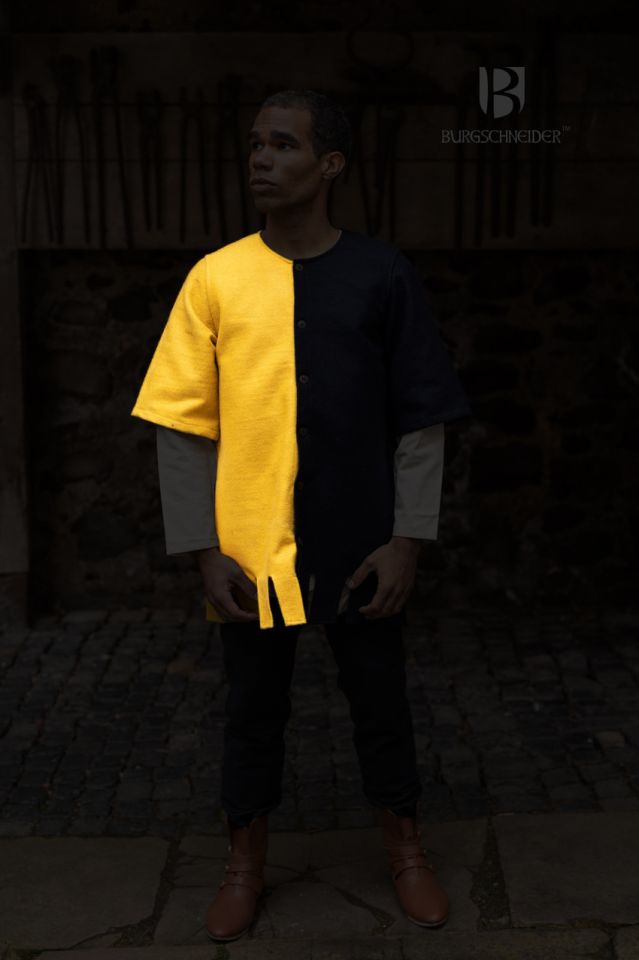 Rechte Seite Surcoat Aleran - Wolle gelb XL 2
