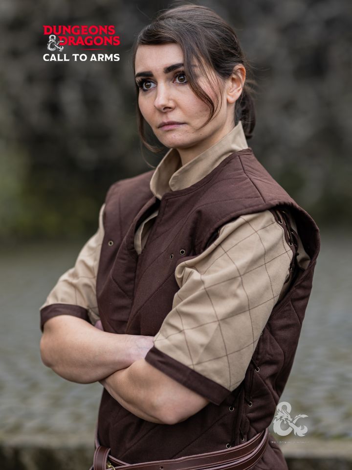 D&D Kämpfer Weste braun 2