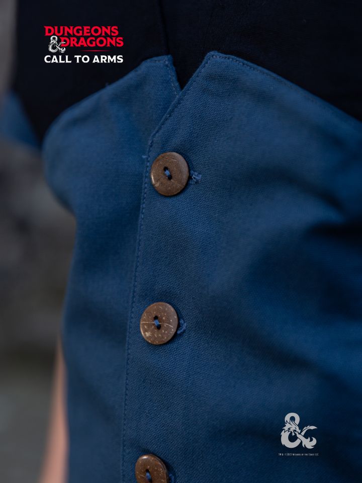 D&D Schurke Kapuzenweste waidblau S 2
