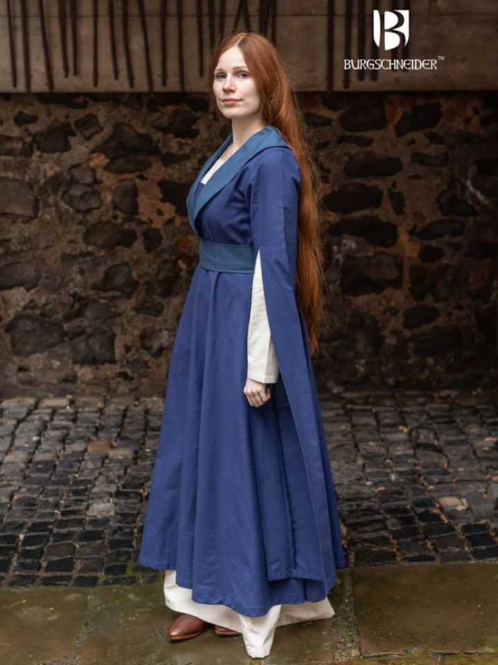 Kleid Agnes dunkelblau-waidblau S 2