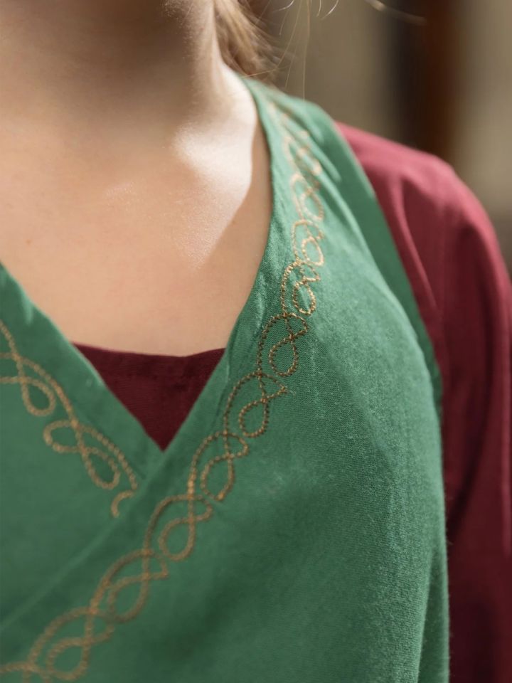 Kinderkleid Ona grün 2