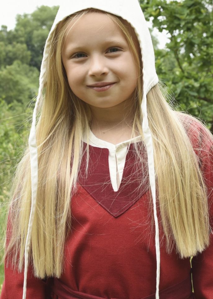 Wikingerkleid für Kinder rot/weinrot 164 2