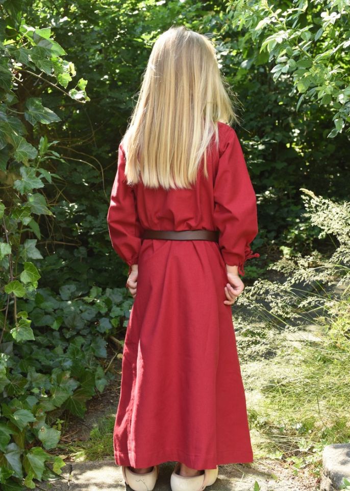 Kinder-Unterkleid Mara rot 146 2