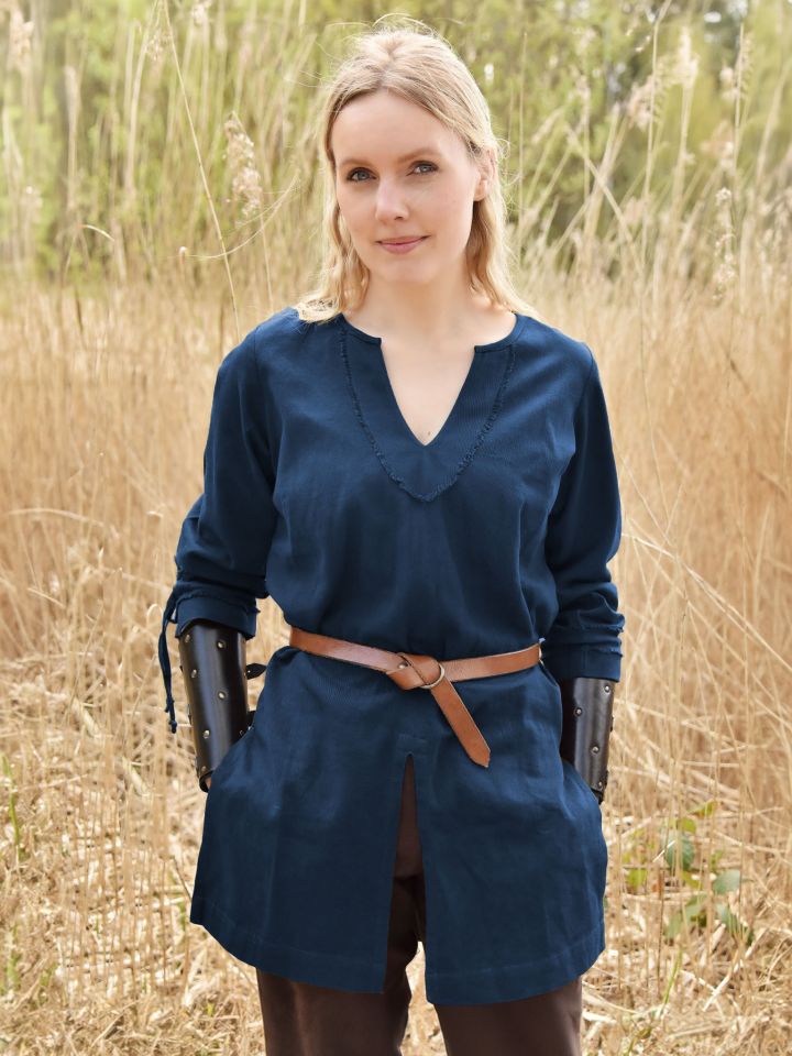 Frauentunika Ylva in blau S 2