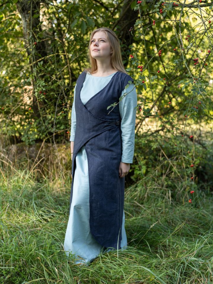 Überkleid Vysera, Fischgrät blau-grau XXL 2
