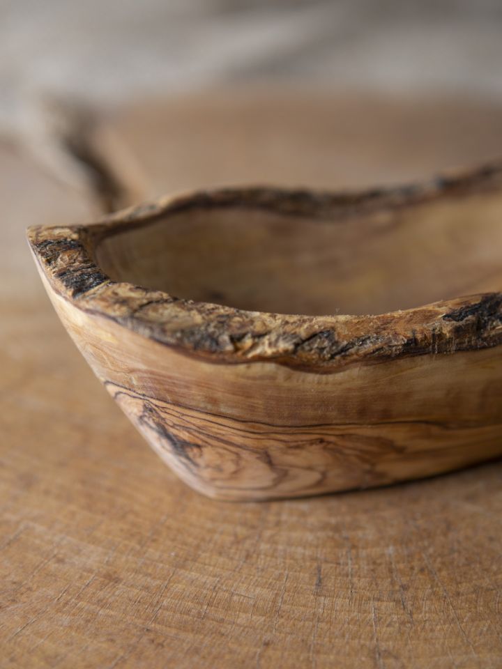 rustikale Schale oval 2