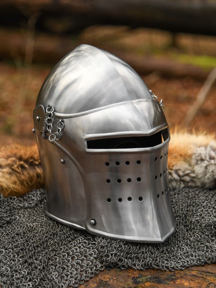 Beckenhaube mit Visier 2