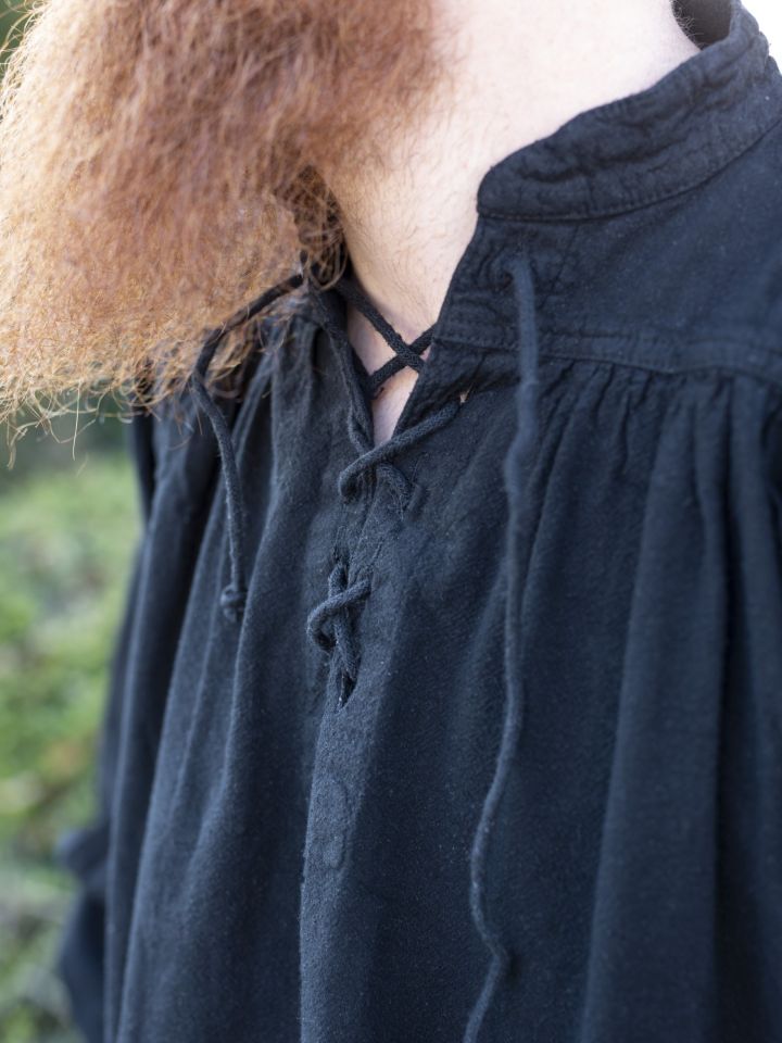 Mittelalterhemd schwarz XXL 2