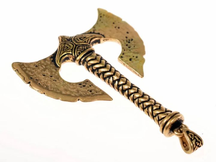 Anhänger Zwergenaxt bronze 2