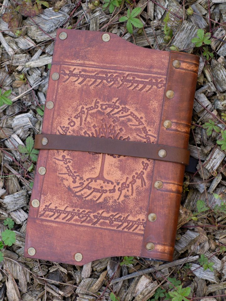 Lederjournal Baum mit Schnallenverschluss 2