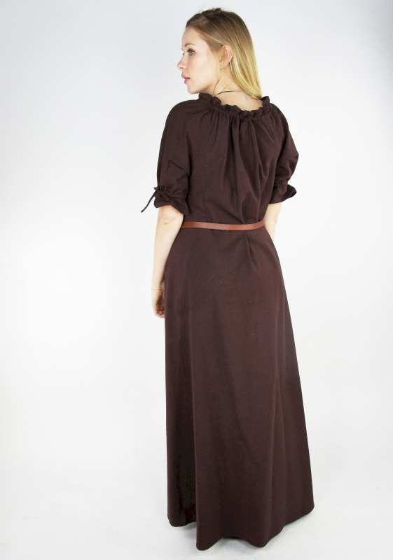 Kurzarmkleid Brida braun XS 2