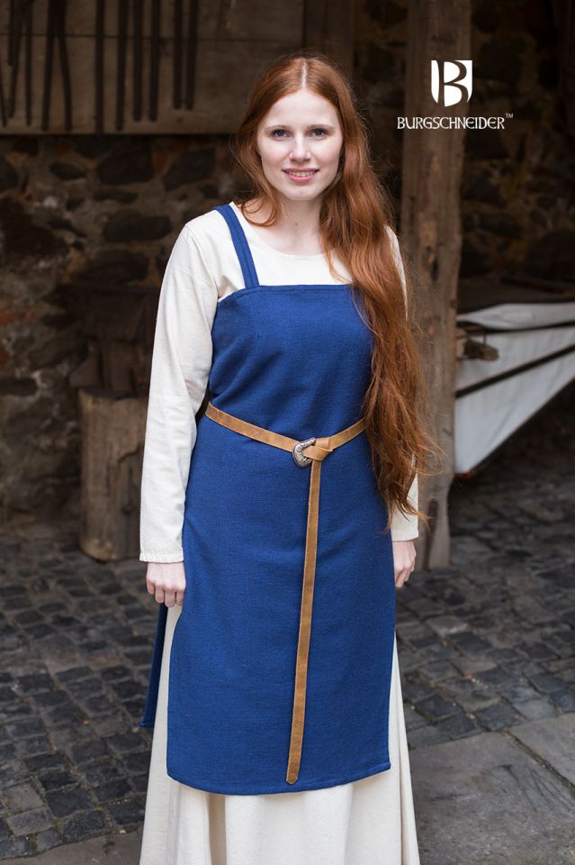 Wikingerkleid Frida - blau S 2