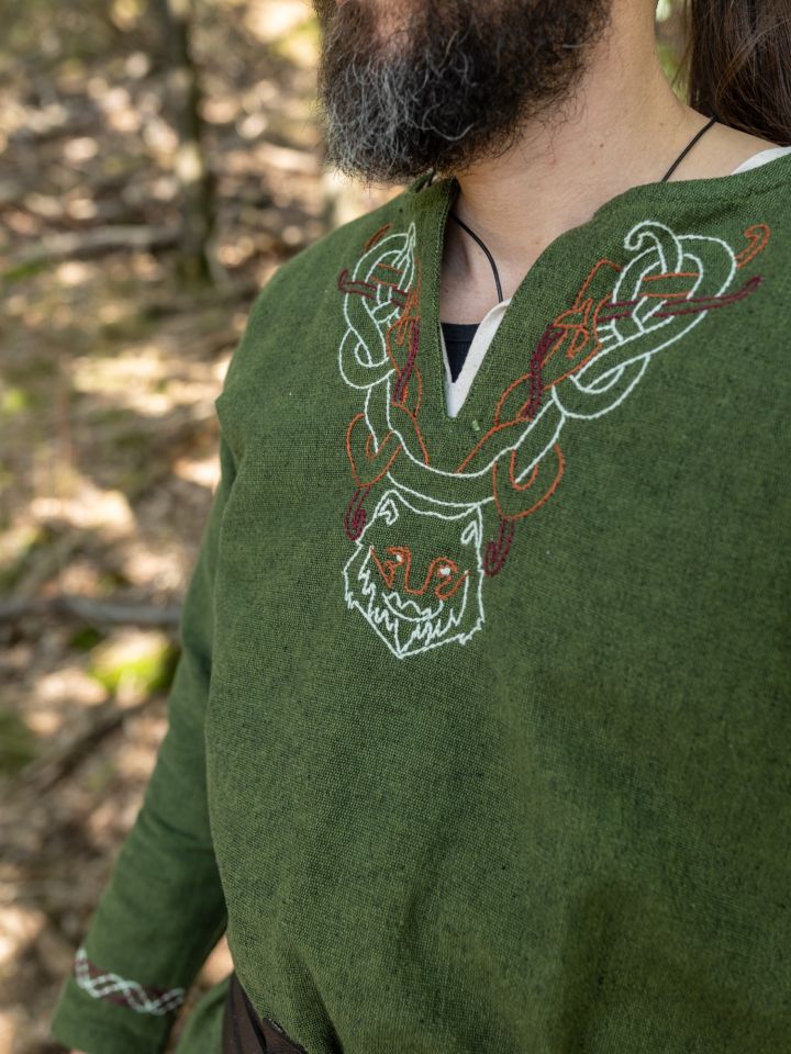Wikingertunika Fenrir grün 2
