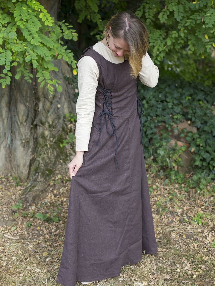 Ärmelloses Trägerkleid Uma braun M 2