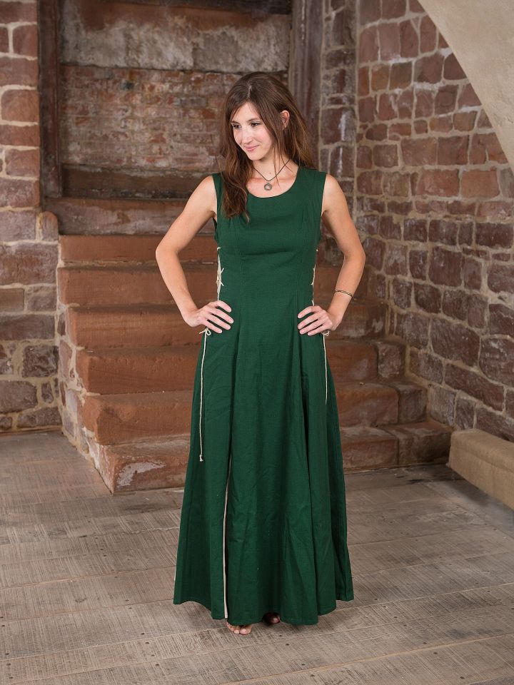 Ärmelloses Kleid grün L 2