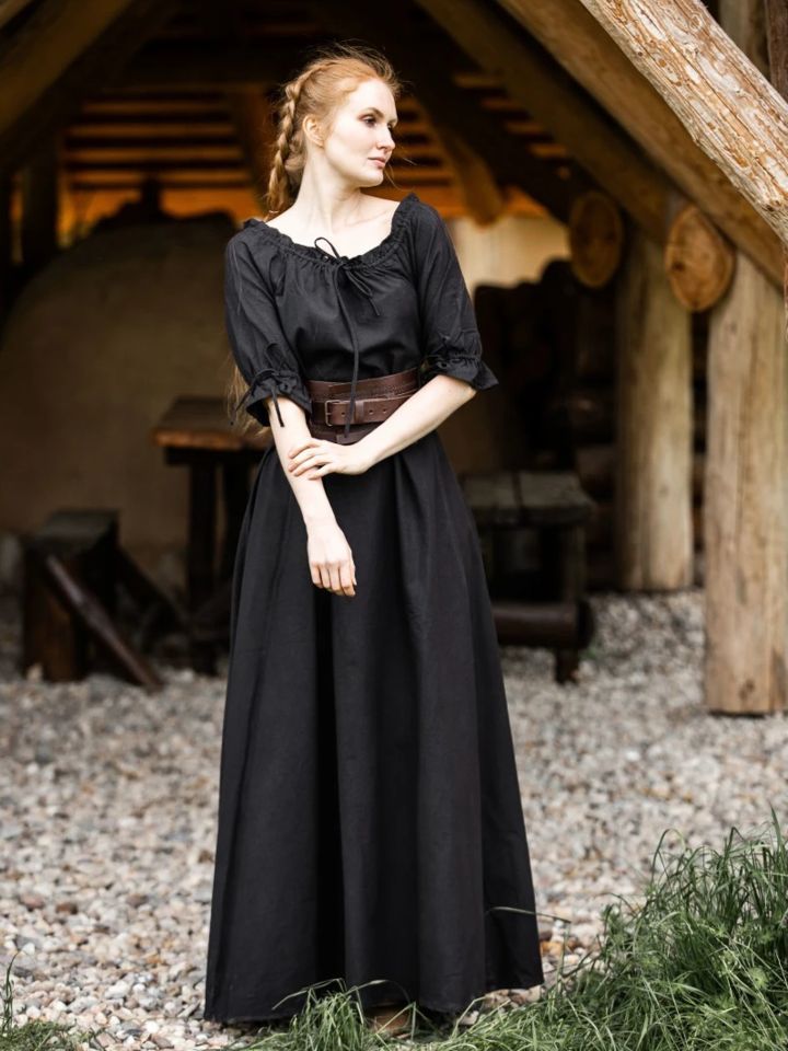 Kurzarmkleid Brida schwarz S 2