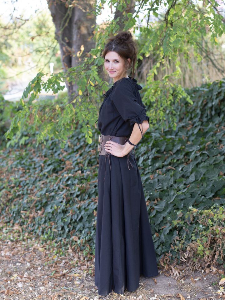 Kurzarmkleid Brida schwarz 2