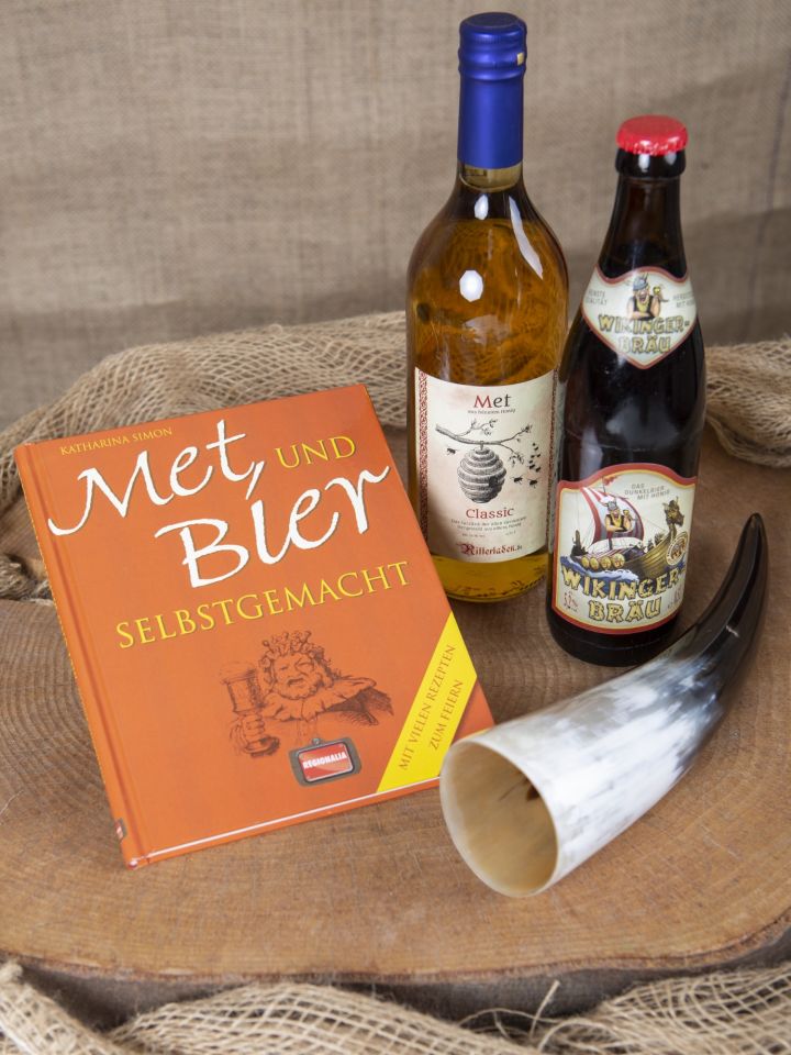 Geschenkset "Met und Bier" mit Trinkhorn 2