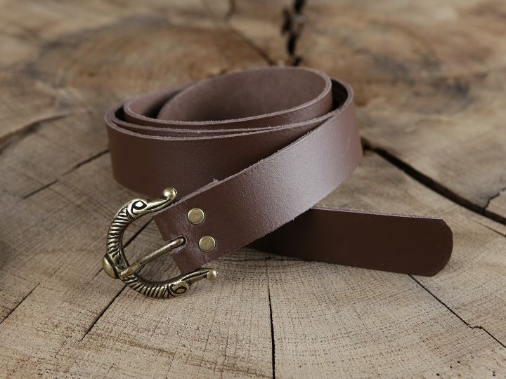 Mittelaltergürtel / Langgürtel schmal schwarz 2