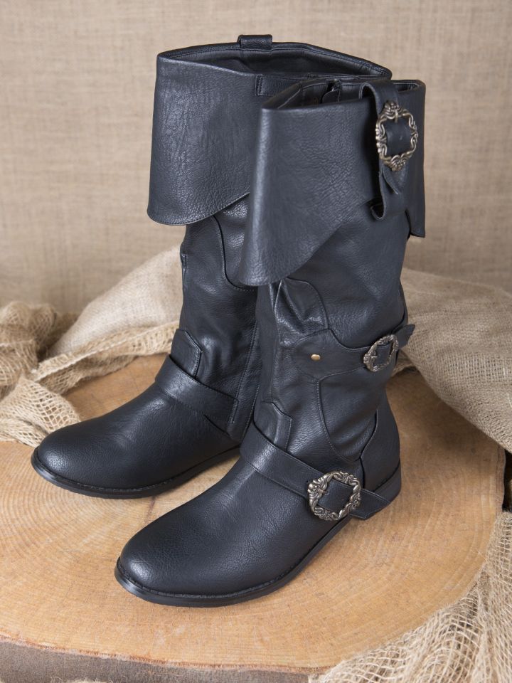 Piratenstiefel schwarz 2