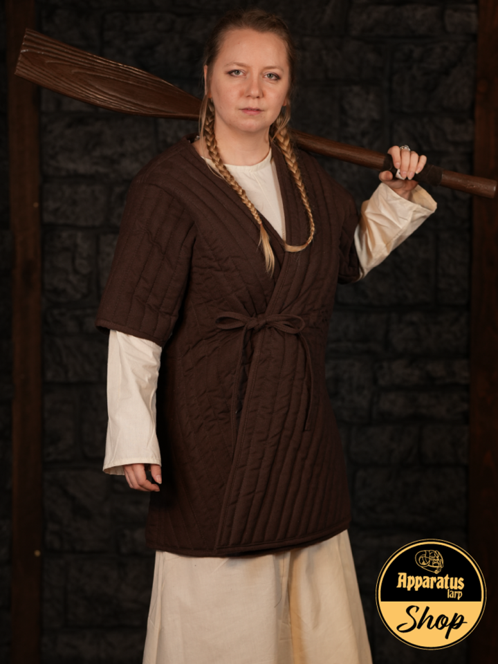 Wikinger Gambeson Sigbrand braun 2