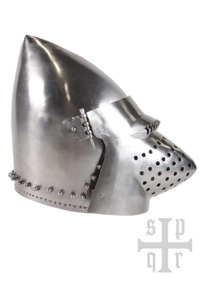 Hundsgugel Helm 1,8mm Stahl 2