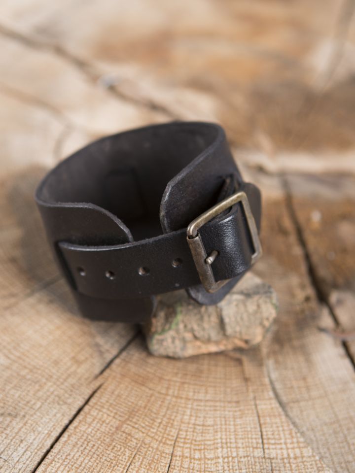 Lederarmband in schwarz 2