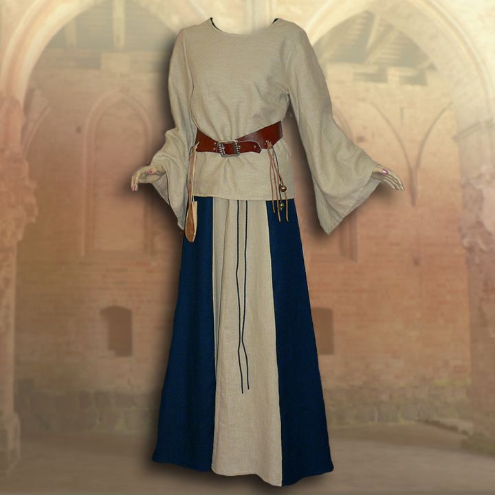 2-teiliges Gewand Isabella marineblau 2