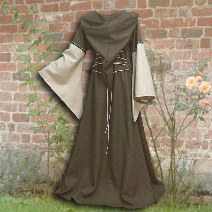 Kleid Johanna oliv 2
