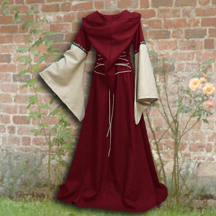 Kleid Johanna weinrot 2