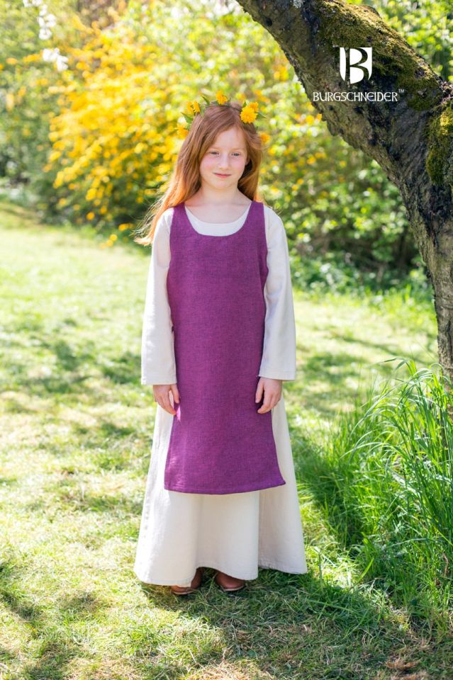 Kinderüberkleid Ylva flieder 116 2