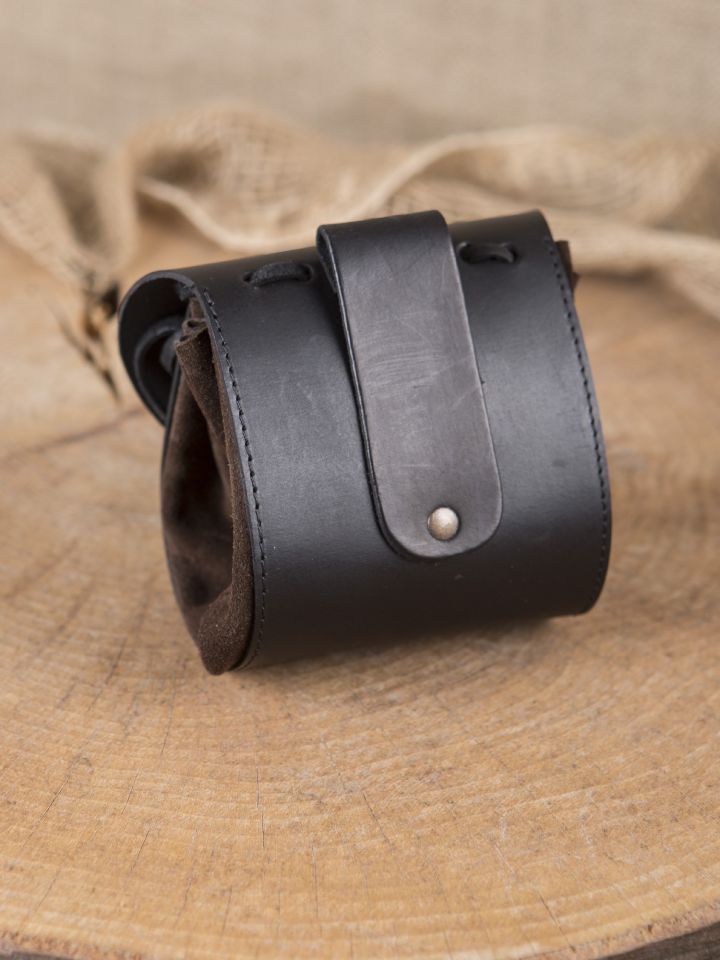 Gürtelbeutel dunkelbraun-schwarz 2