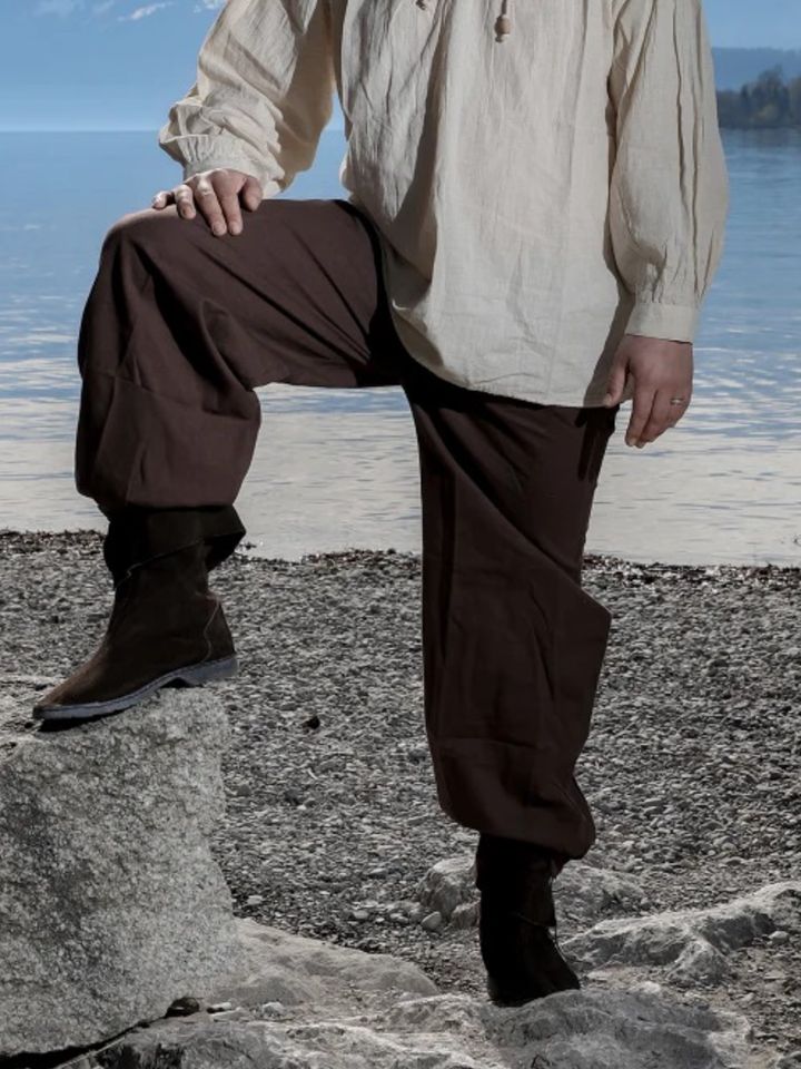 Bundhose dunkelbraun M 2