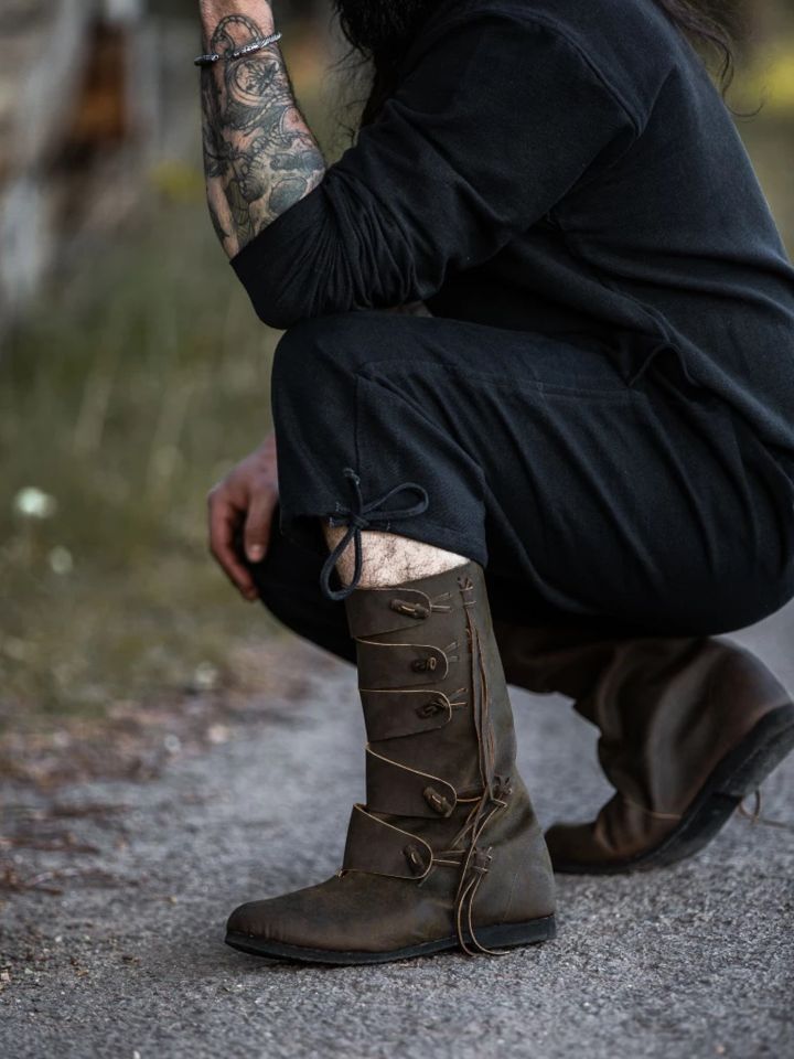 Einfache Kniebundhose schwarz XXL 2