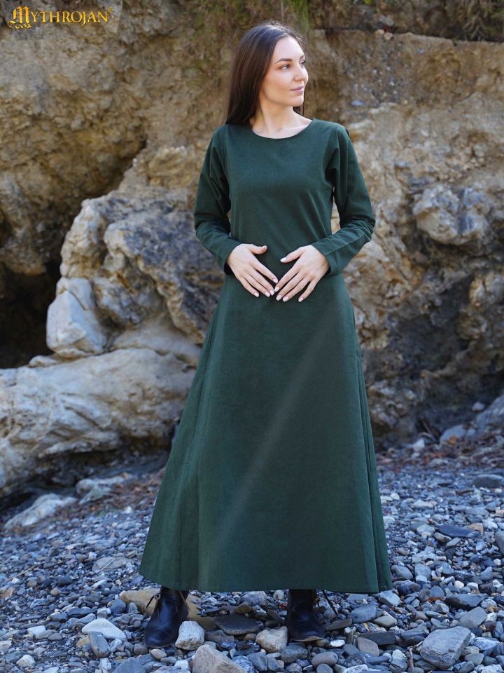 Mittelalterkleid Athena grün 2