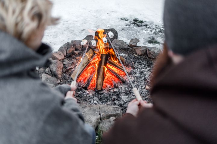 Lagerfeuer-Spieß gebogen (2 Stück im Set) 2