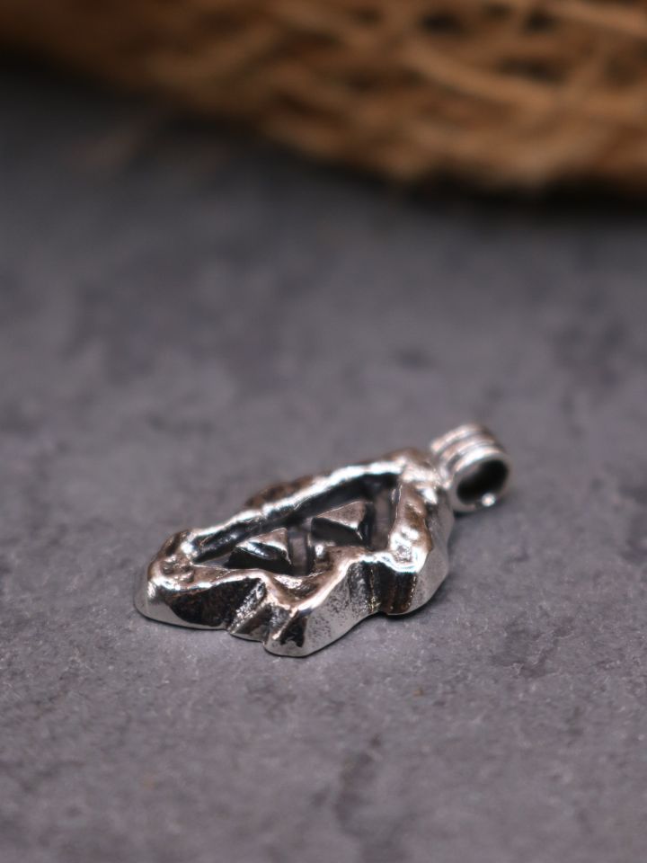 Kettenanhänger Berkana Rune 925er Silber 2