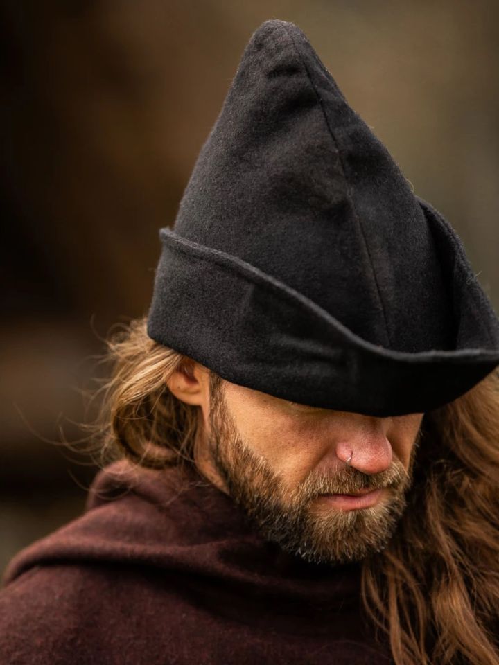Hut - Robin Hood (Wolle) schwarz 2