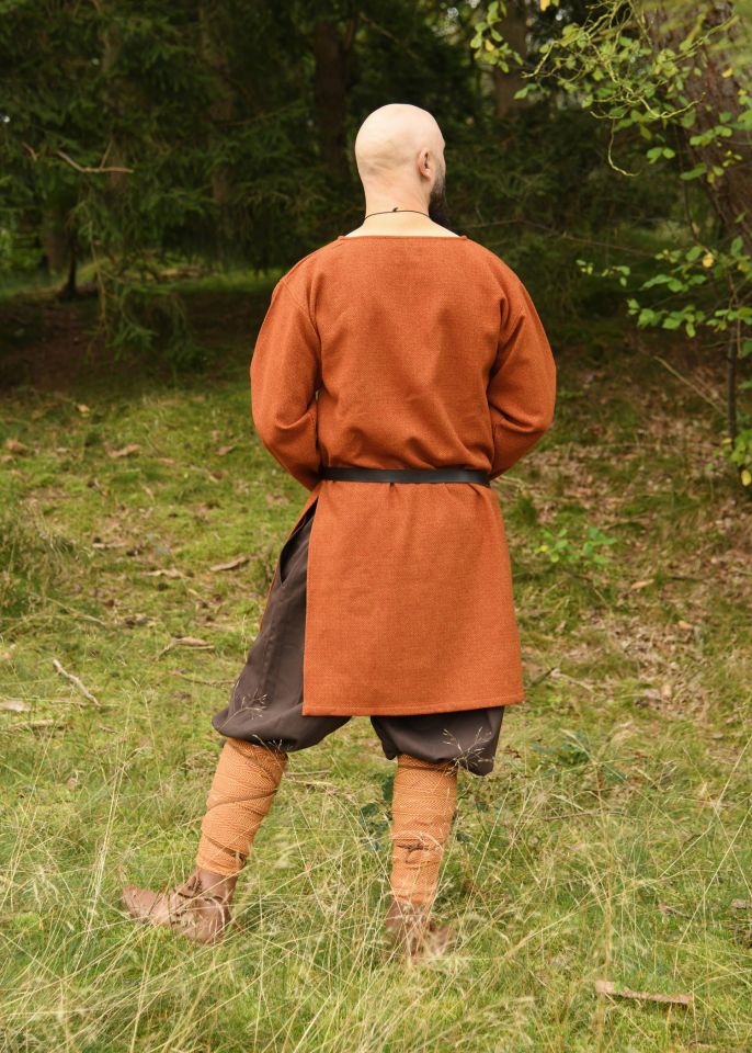 Wolltunika Diamantkörper orange 2