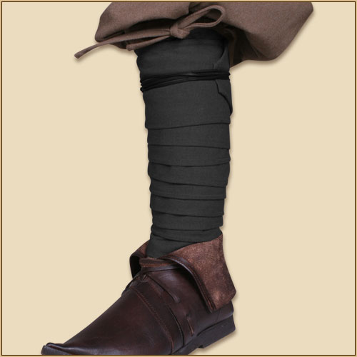 Wadenwickel in schwarz 2