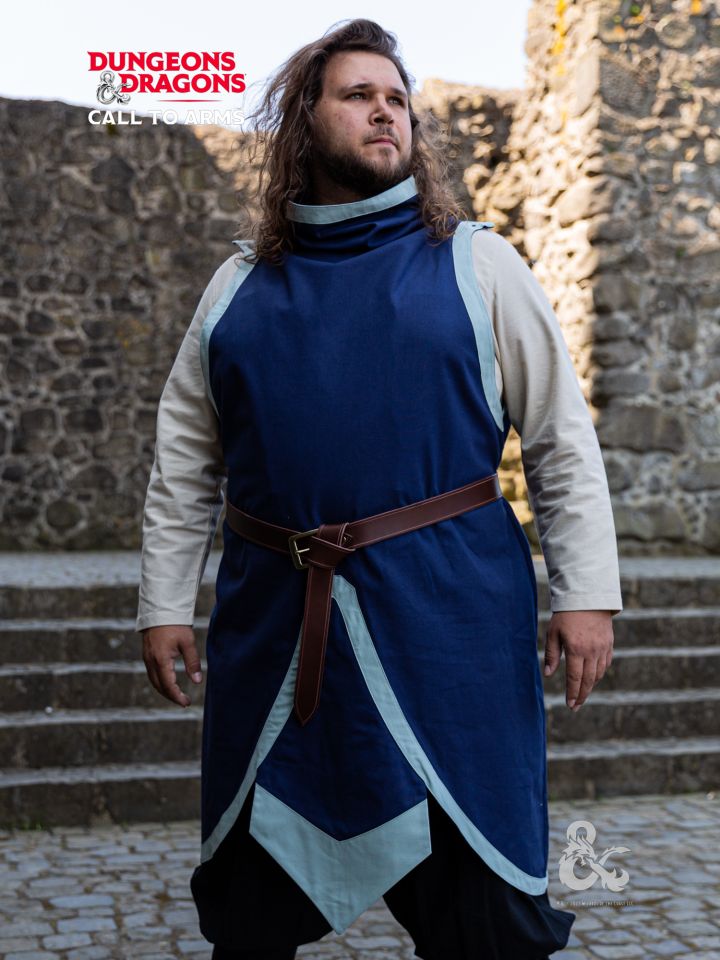 D&D Kleriker Wappenrock dunkelblau-eisblau 3