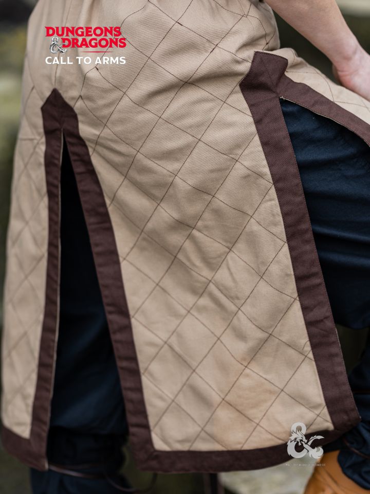 D&D Kämpfer Tunika hanf-braun 3