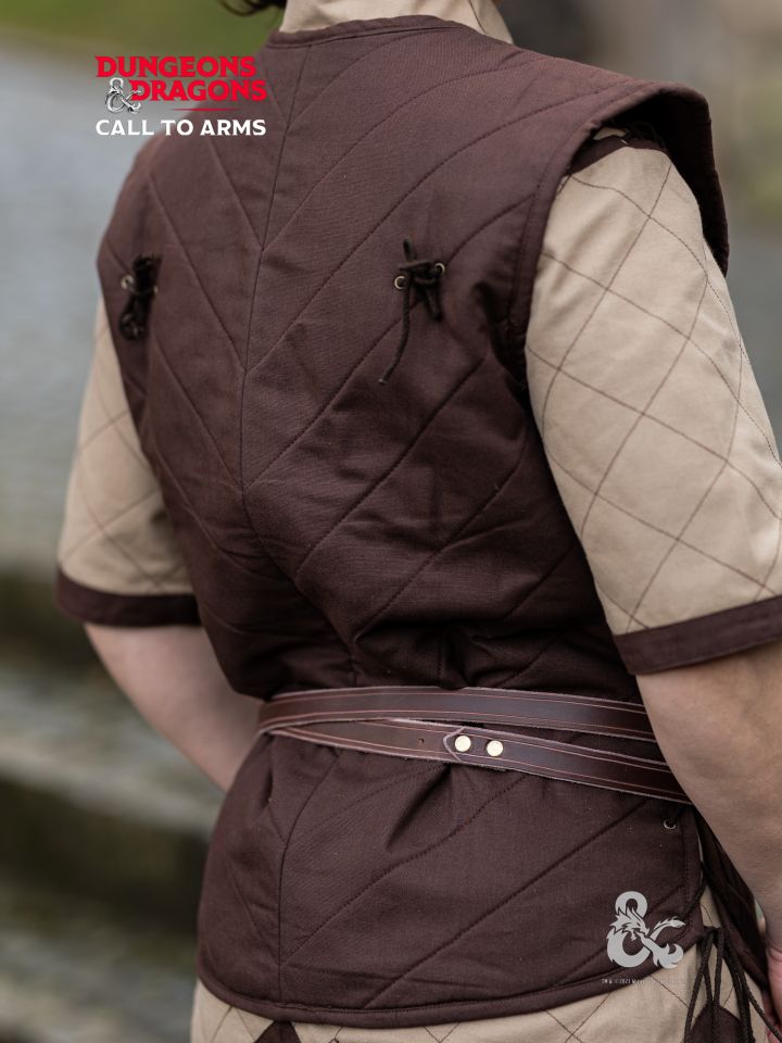 D&D Kämpfer Weste braun 3