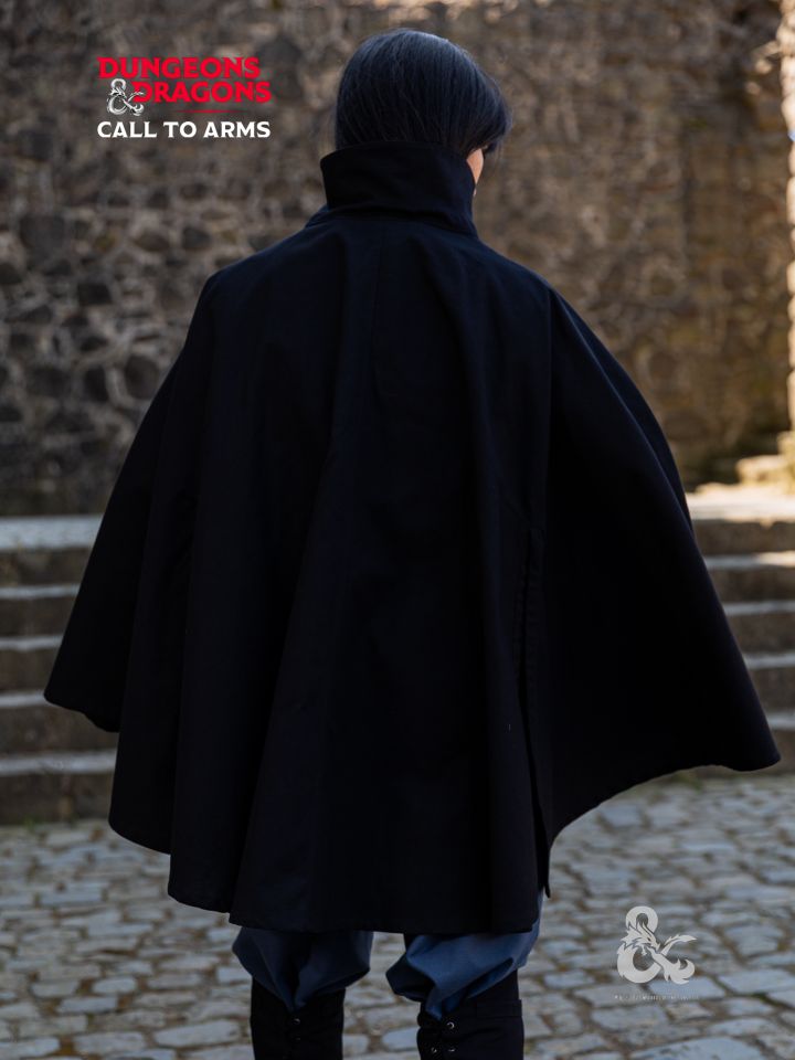 D&D Schurke Cape schwarz 3