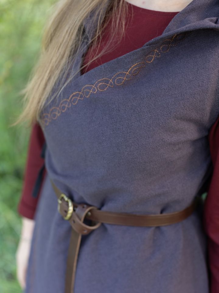 Wickelkleid Dala aus Baumwolle grau S/M 3