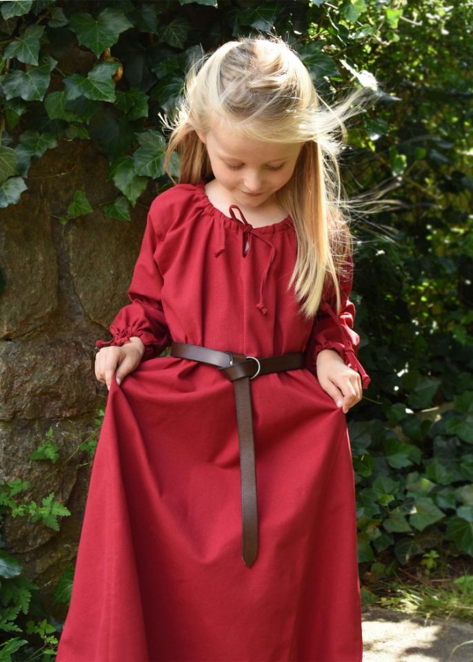 Kinder-Unterkleid Mara rot 164 3