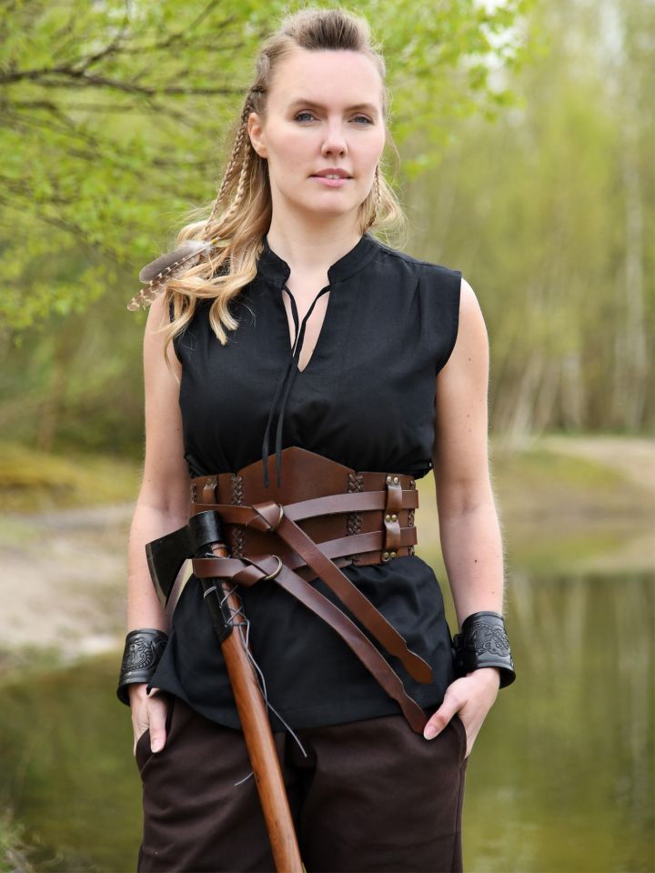 Ärmellose Bluse Levke schwarz L 3