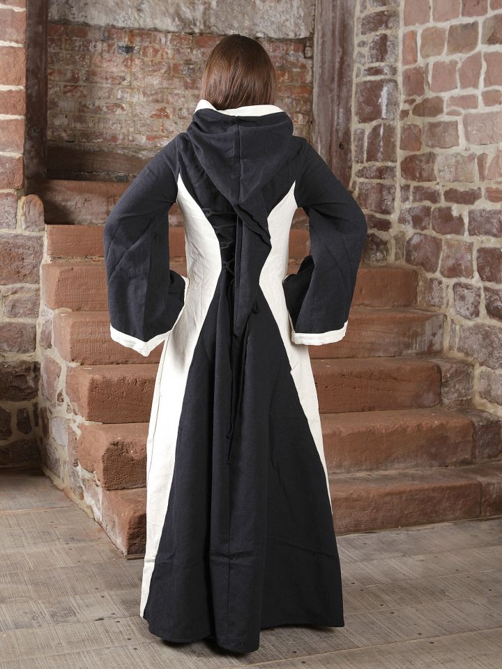 Kleid Irmgard schwarz/natur 3