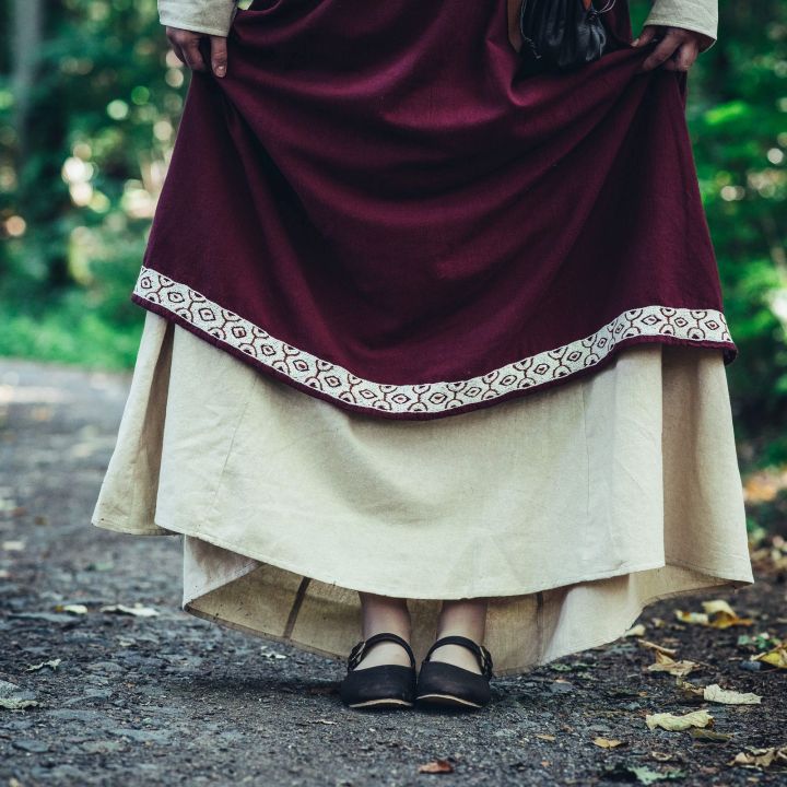 Wikinger-Überkleid Hetja rot S/M 3